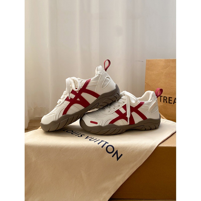 Gu Yun丨Ballet moral training shoes for women 2026 spring new retro versatile casual Forrest Gump shoes thick-soled sports shoes for women