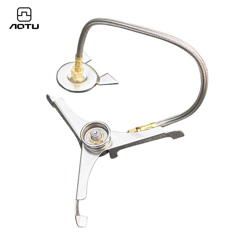 Cross-border outdoor stove converter Split gas stove adapter Long gas tank converter wholesale AT6346