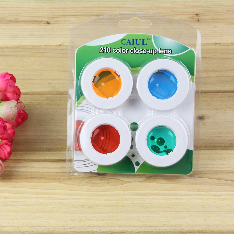 CAIUL suitable for instant camera w300/210 universal color filter polychromatic lens lens accessories