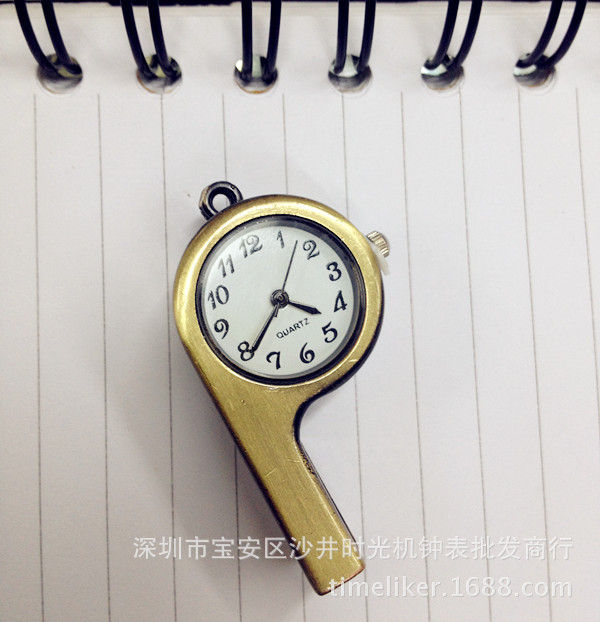 Factory direct sales retro fashion whistle pocket watch birthday gift fashion decoration for boys and girls