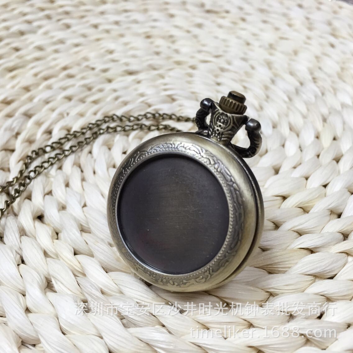 Medium Patch Pocket Watch Long Sweater Necklace Watch Creative Gift Handmade Customized Photo Taobao