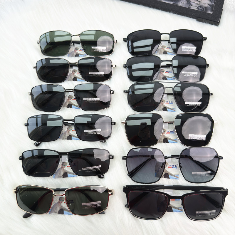 New men's polarized sunglasses wholesale, mixed batch of metal polarized glasses, toad glasses, driving sunglasses