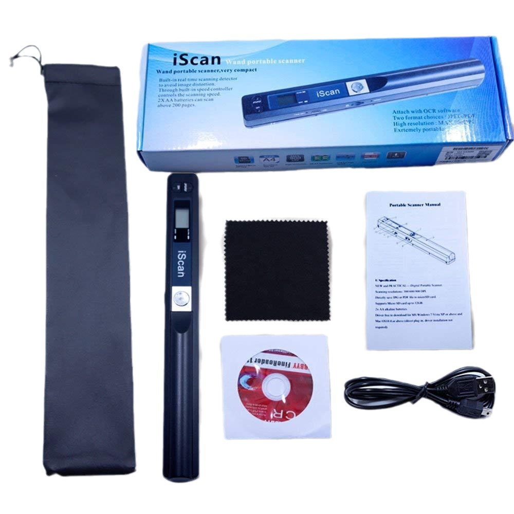 ISCAN handheld scanner portable high-definition home teaching color A4 book test paper photo file scanning