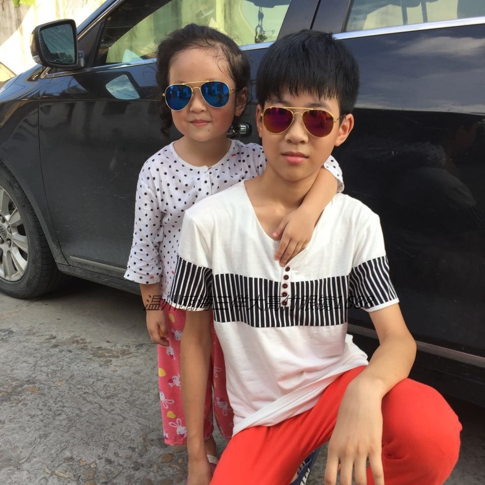 3024 Children's Toad Mirror Fashionable Children's Sunglasses Color Film Sunglasses Colorful Sunglasses Same Style as 3025