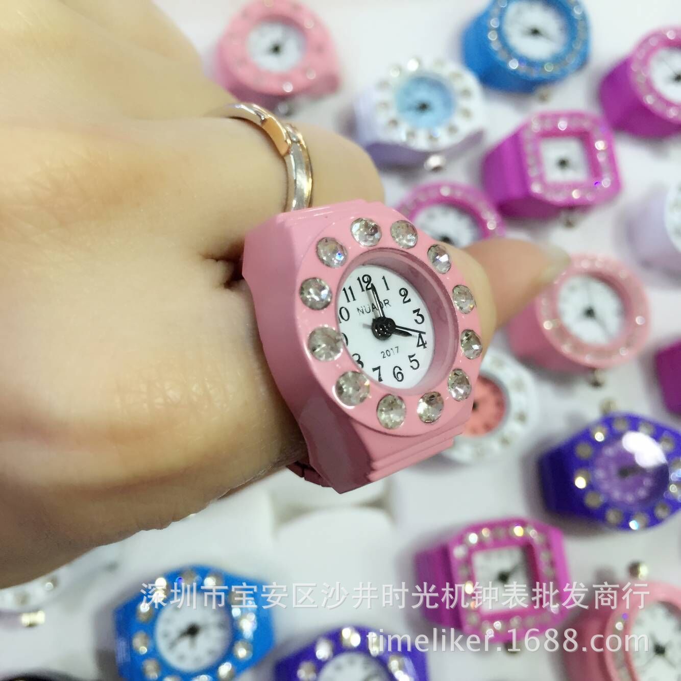 New ring watch without cover digital finger watch student watch personalized trend creative ring watch fashion gift