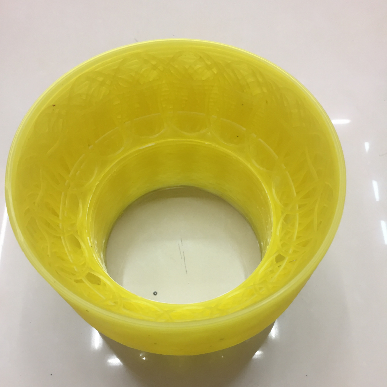 Hat ring, hat hole, hat bowl, hat accessories, rope button, white tie, yellow plastic soft rubber headband 2