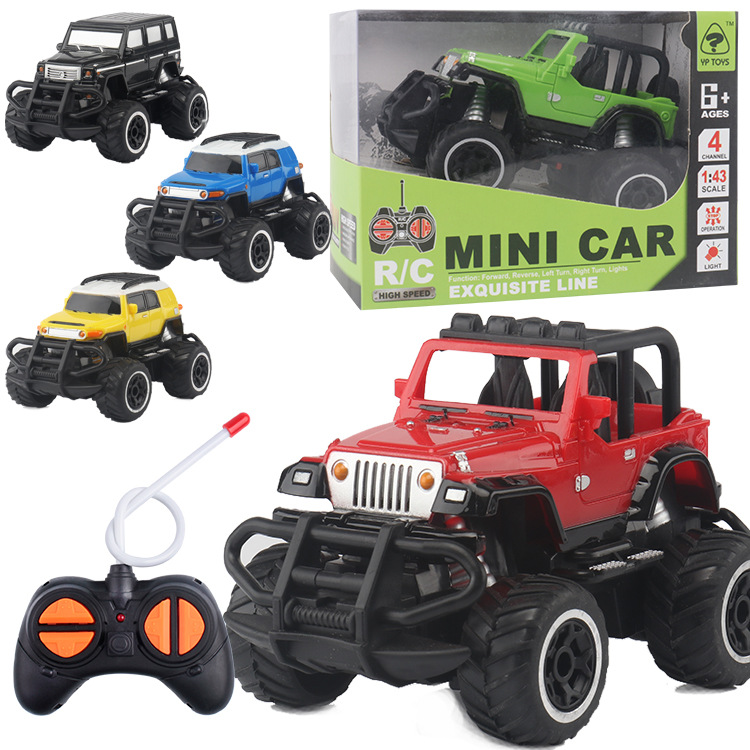 Children's four-way remote control car electric remote control toys wholesale off-road vehicle model boy toy car free shipping
