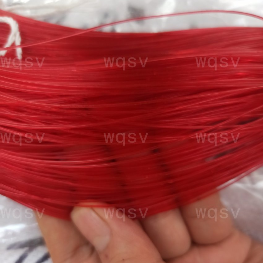 Industrial red nylon thread plastic fishing line red thread bracelet rope braided rope monofilament line high strength