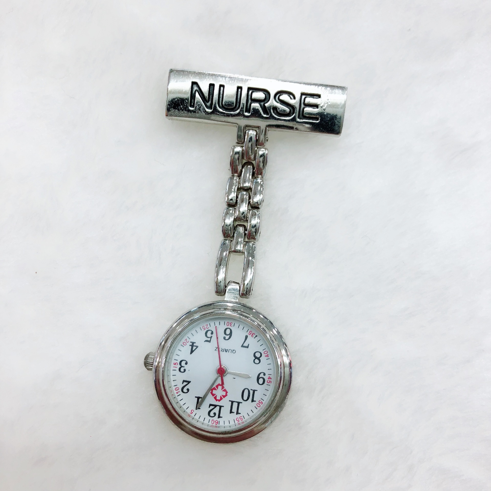 Spot medical hanging watch zinc alloy pin thin strap nurse watch creative gift watch Korean version simple hanging watch