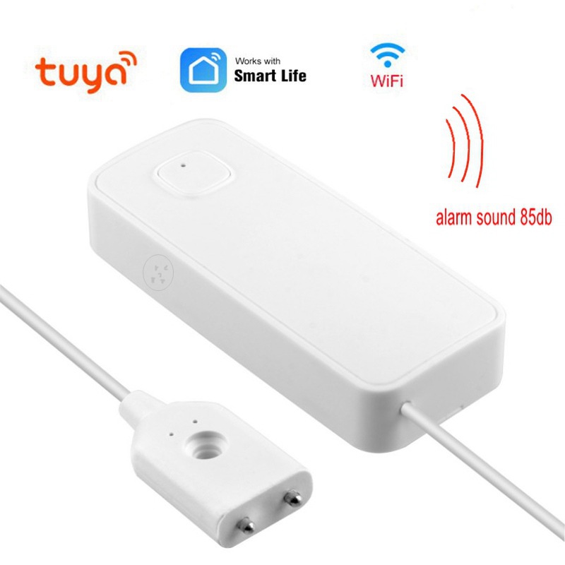 Tuya Flood Alarm Remote Smart Home WiFi Water Leak Alarm WIFI Water Level Sensor Detector