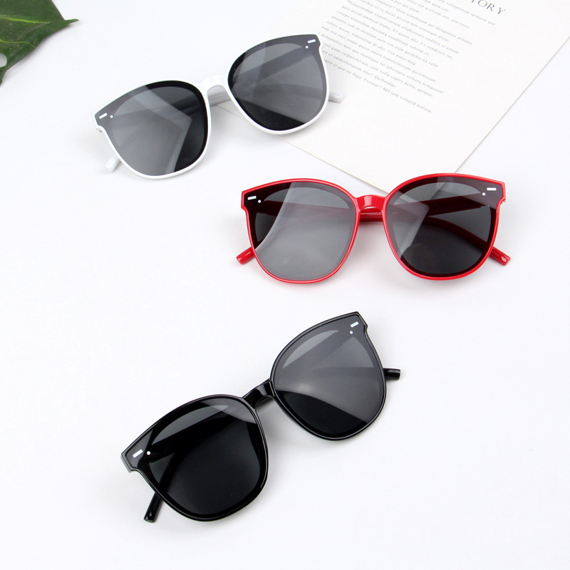 Children's sunglasses Korean style large frame baby trendy sunglasses internet celebrity children's glasses boys and girls fashionable sunglasses