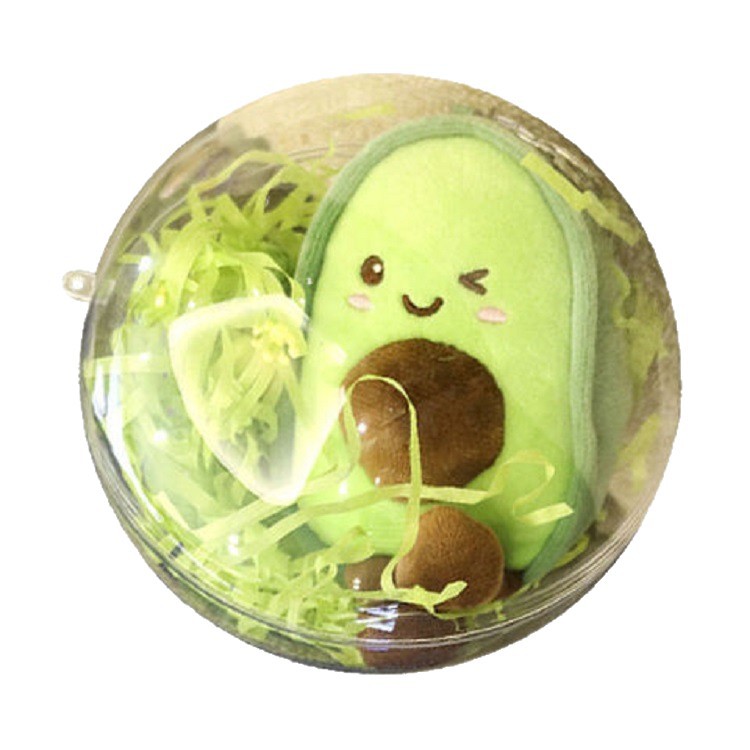 Christmas ball high transparent acrylic ball hollow ball holiday decoration gift creative ball plastic ball eternal flower hanging ball 6