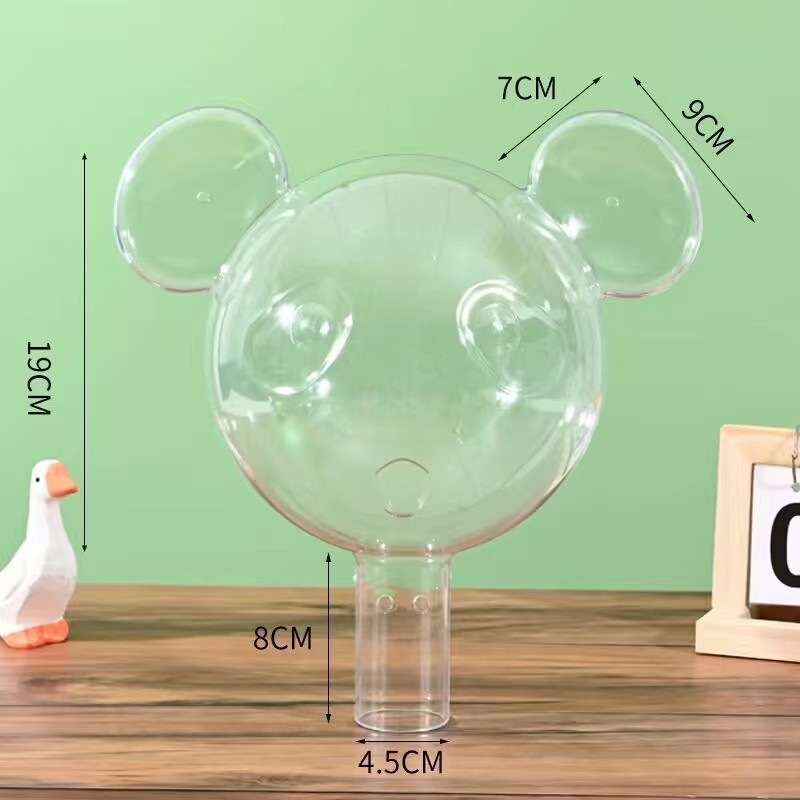 Christmas ball high transparent acrylic ball hollow ball holiday decoration gift creative ball plastic ball eternal flower hanging ball 9