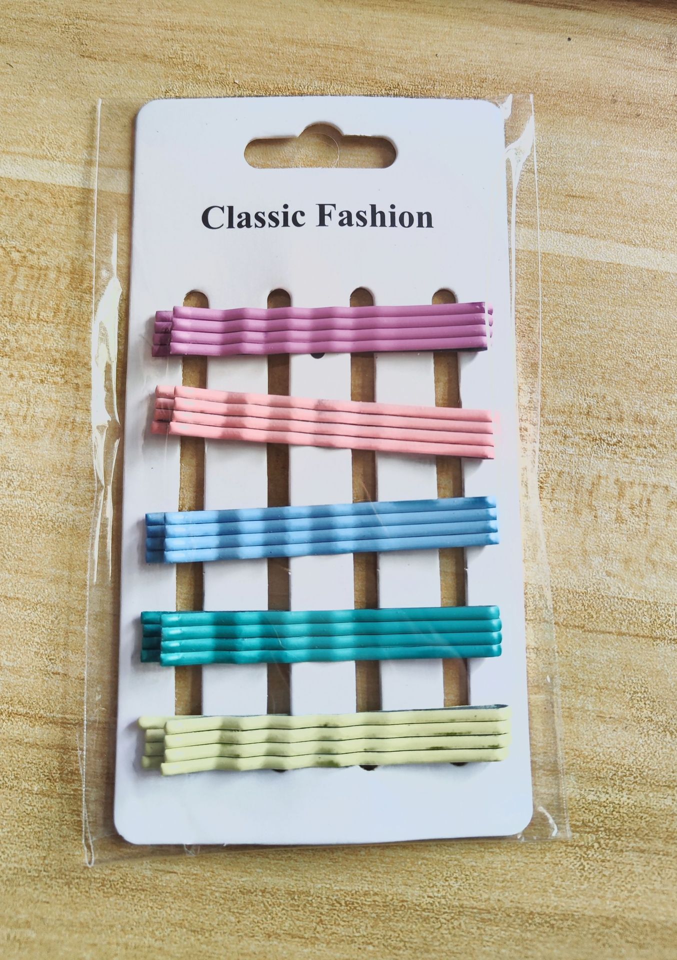 Manufacturer wholesale simple painted black hairpin headwear 10 pieces simple black painted hair 7