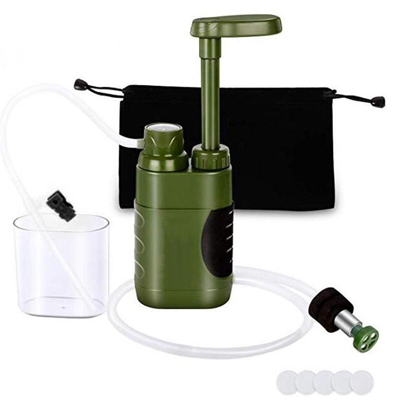 Amazon Outdoor Individual Water Purifier Wild Survival Emergency Direct Drinking Portable Filtered Drinking Water Purifier Camping