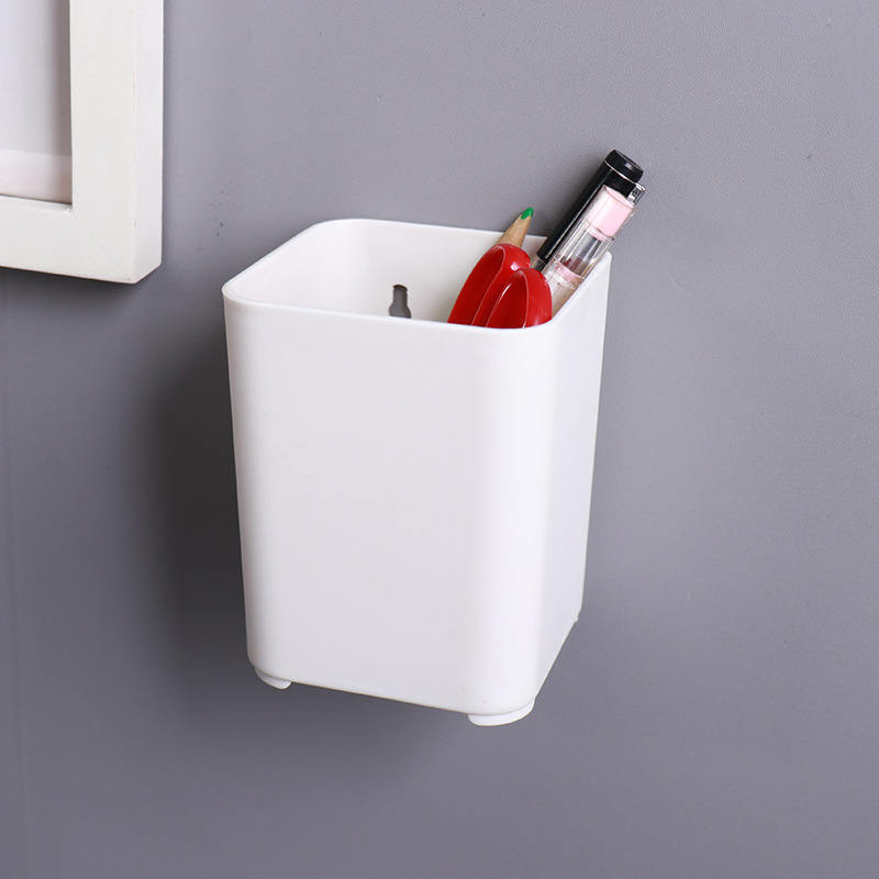 Small pen holder Nordic personality creative simple pen holder trendy ins office desk wall debris storage box