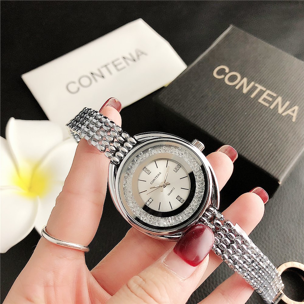 New style women's temperament business watch literary trend flow diamond quartz one piece drop shipping exquisite and elegant