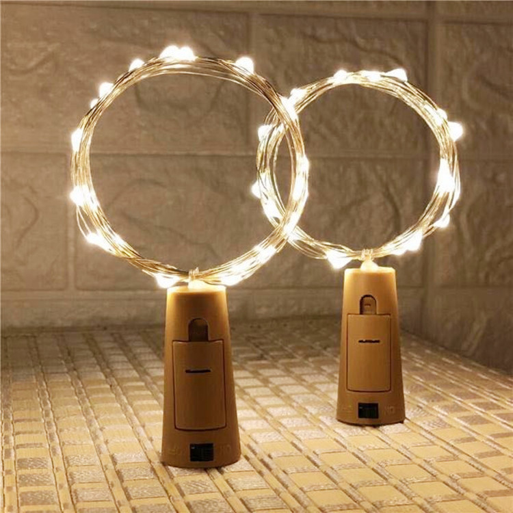 Wine bottle stopper light AG13 battery box LED light Christmas celebration atmosphere decoration lantern star light string bottle stopper light