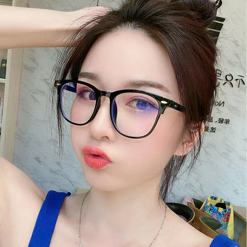 Anti-blue light glasses 7008 women's flat glasses blue light computer goggles retro glasses frame women's square frame