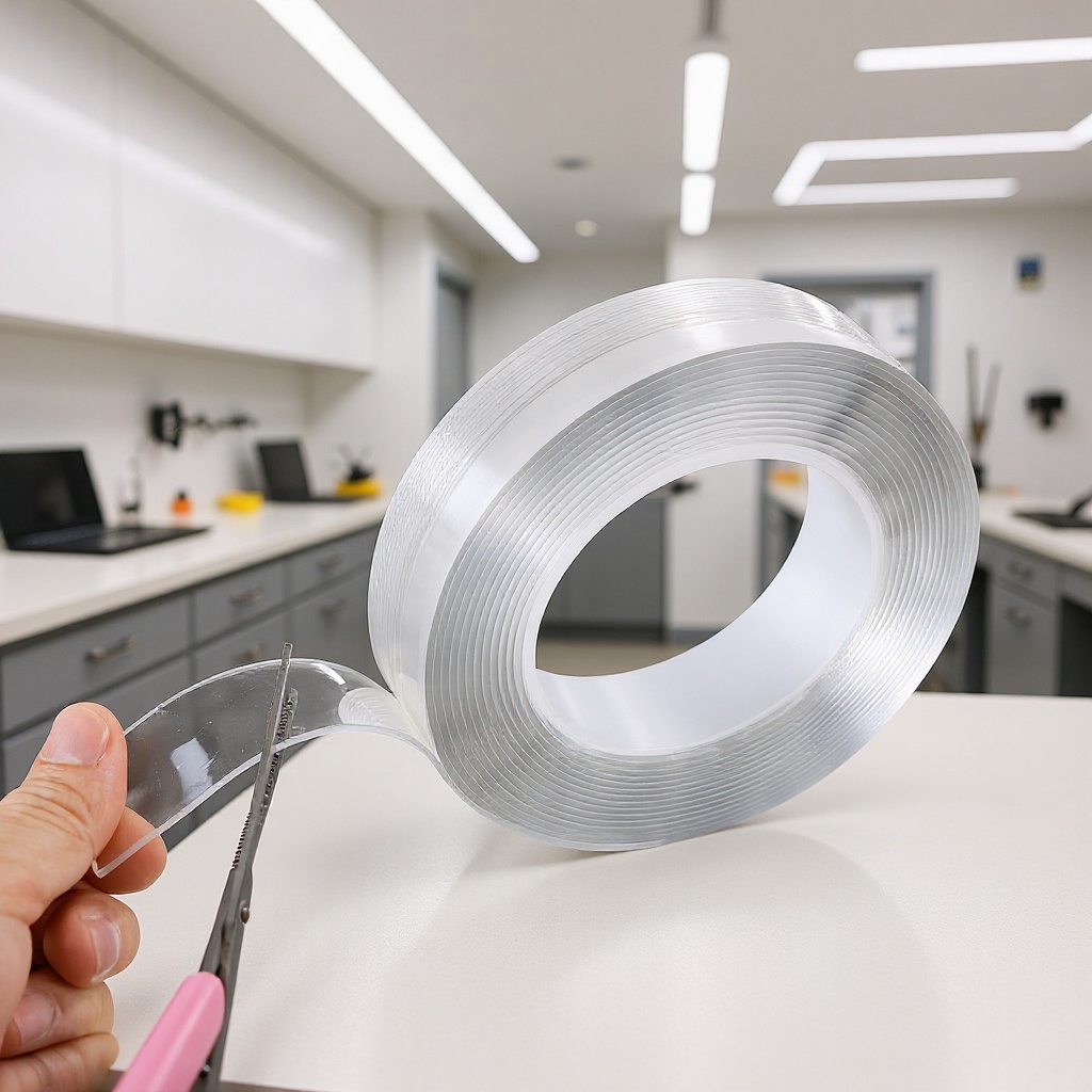 Wholesale independently packaged acrylic Internet celebrity magic washable strong glue traceless double-sided nano double-sided adhesive tape