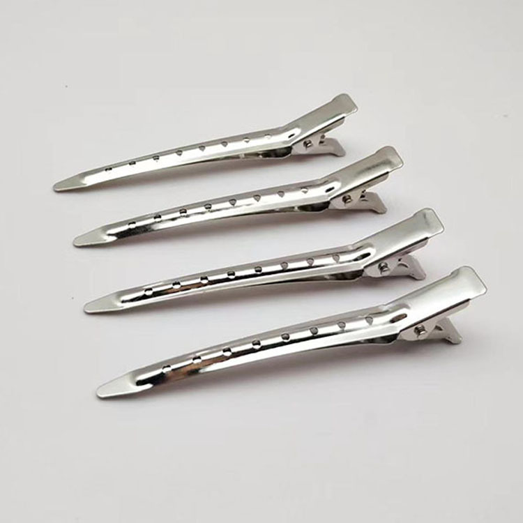 Photo studio makeup artist hair styling hair clip large duckbill clip hand push corrugated clip partition positioning clip