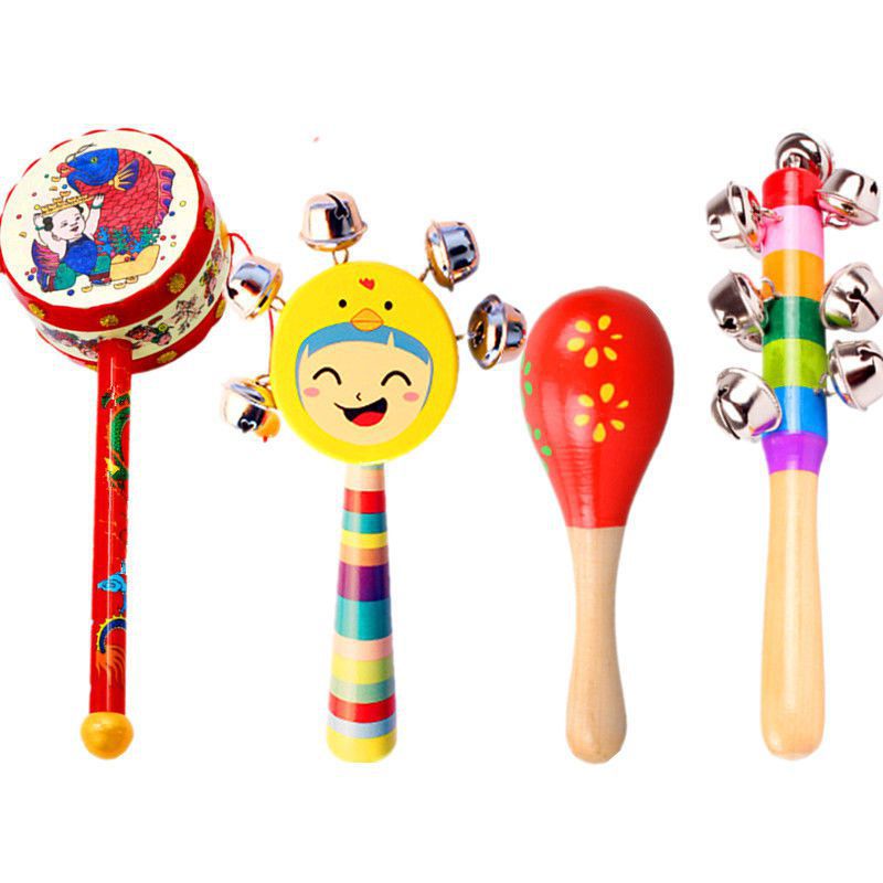 Baby hand rattle toy rattle educational early education 3-6-12 baby 0 to 1 year old toddler newborn boy and girl