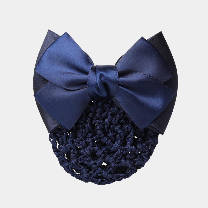 Hotel waiter headdress Korean version Telecom mobile stewardess nurse bank online flower work uniform hair net pocket headdress