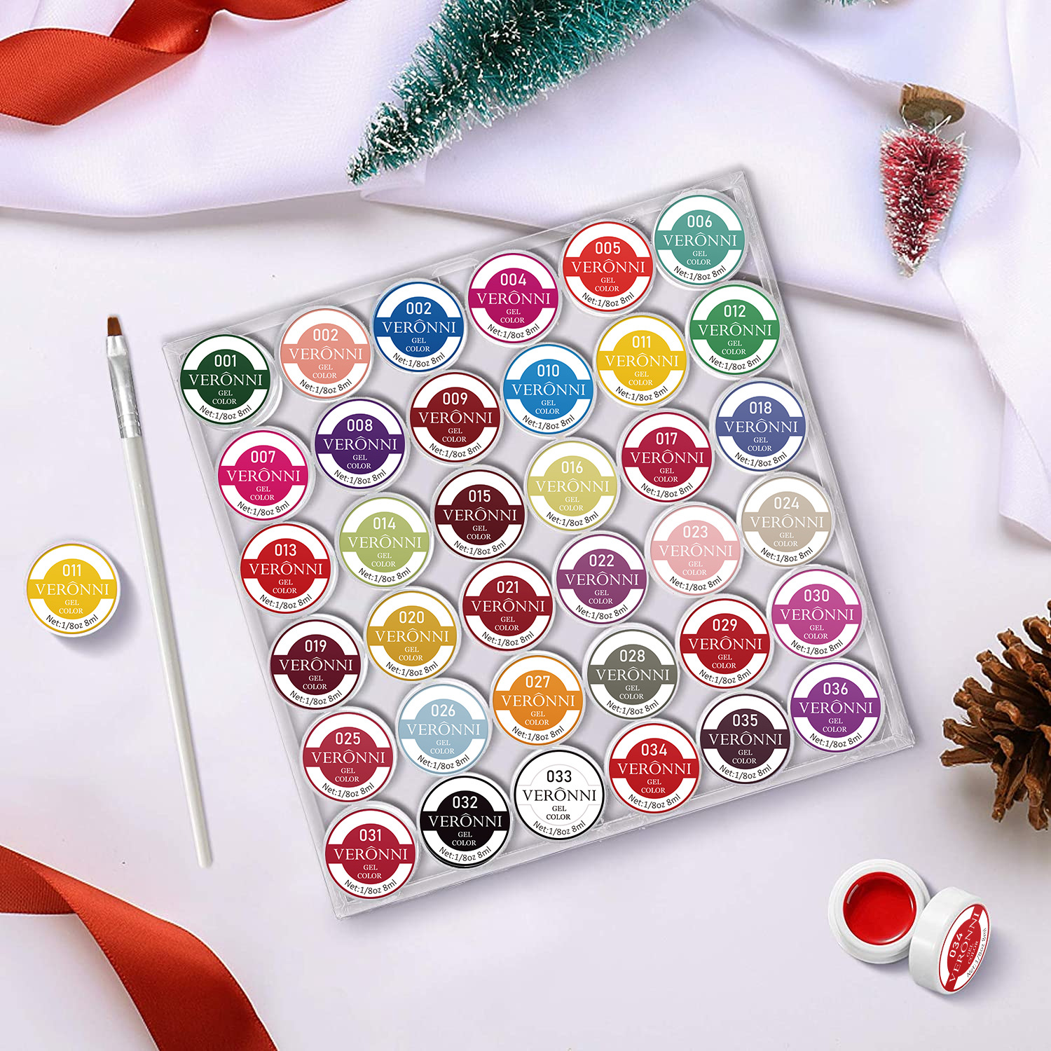 Manicure tools wholesale 36 colors solid color glue UV removable phototherapy glue sequins solid color glue gel nail polish uv