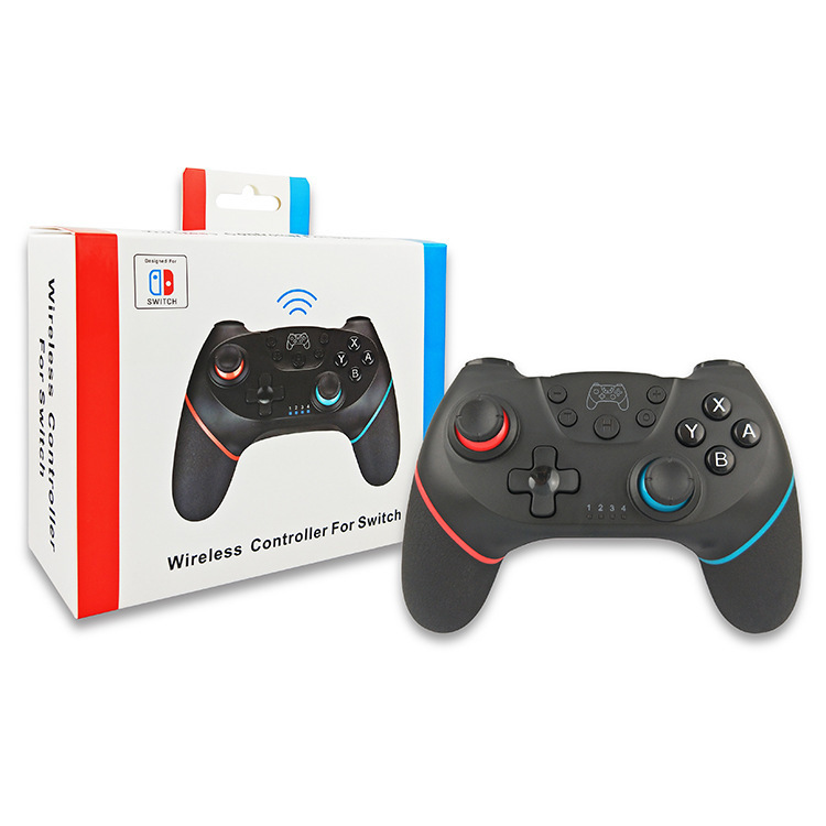 Private molded plastic-coated Switch wireless Bluetooth game controller with vibration 6-axis somatosensory switch pro controller