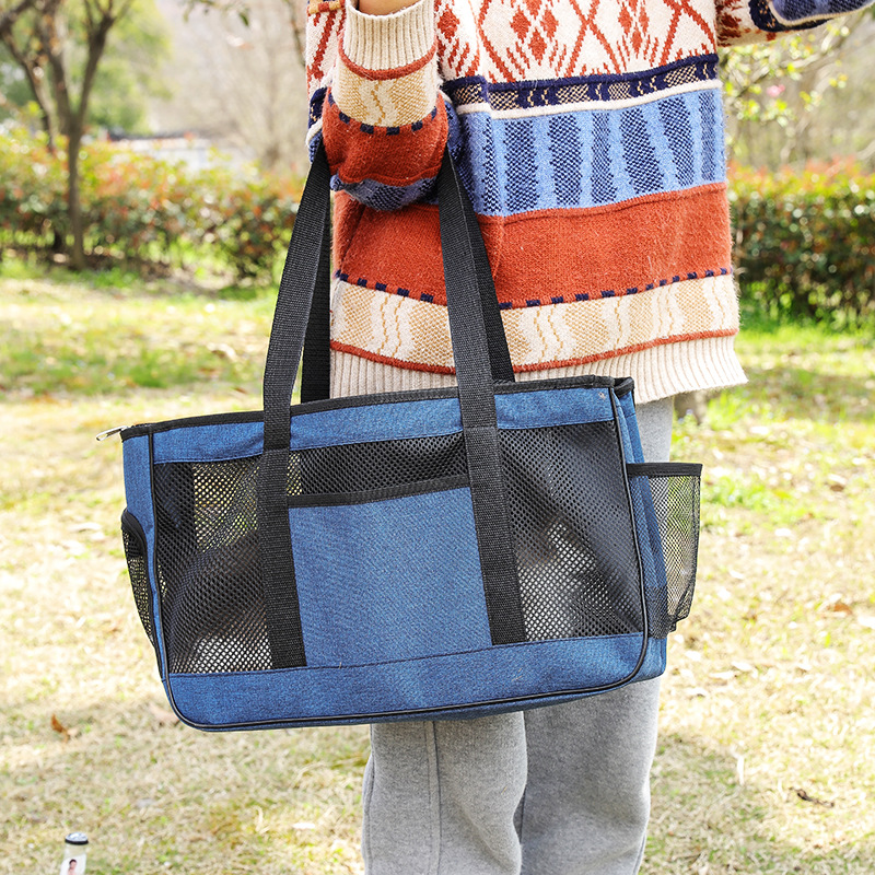 Cat Bag Breathable Mesh Cat Bag Pet Bag Outdoor Portable Dog Bag Pet Supplies Cat and Dog Backpack Handbag