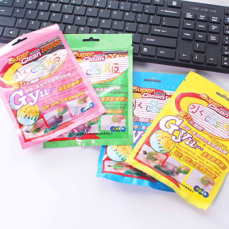 Wholesale Multifunctional Cleaning Glue Car Cleaning Soft Glue Car Dust Cleaning Mud Computer Keyboard Magic Dust Removing Glue 7