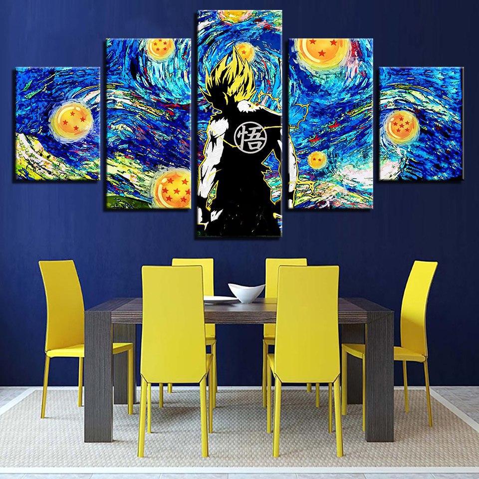 AliExpress Canvas Poster Home Decor Living Room One Piece Starry Night Vincent Van Gogh Background Wall Decoration Painting