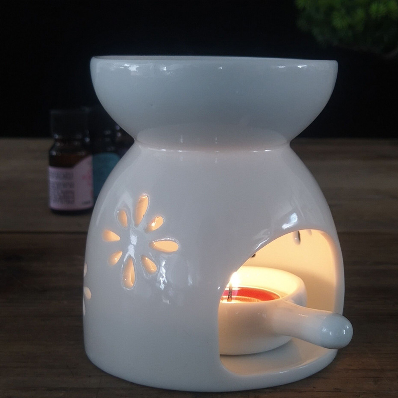 Aromatherapy furnace essential oil furnace aromatherapy lamp incense night light electronic incense burner ceramic candle bedroom aromatherapy machine