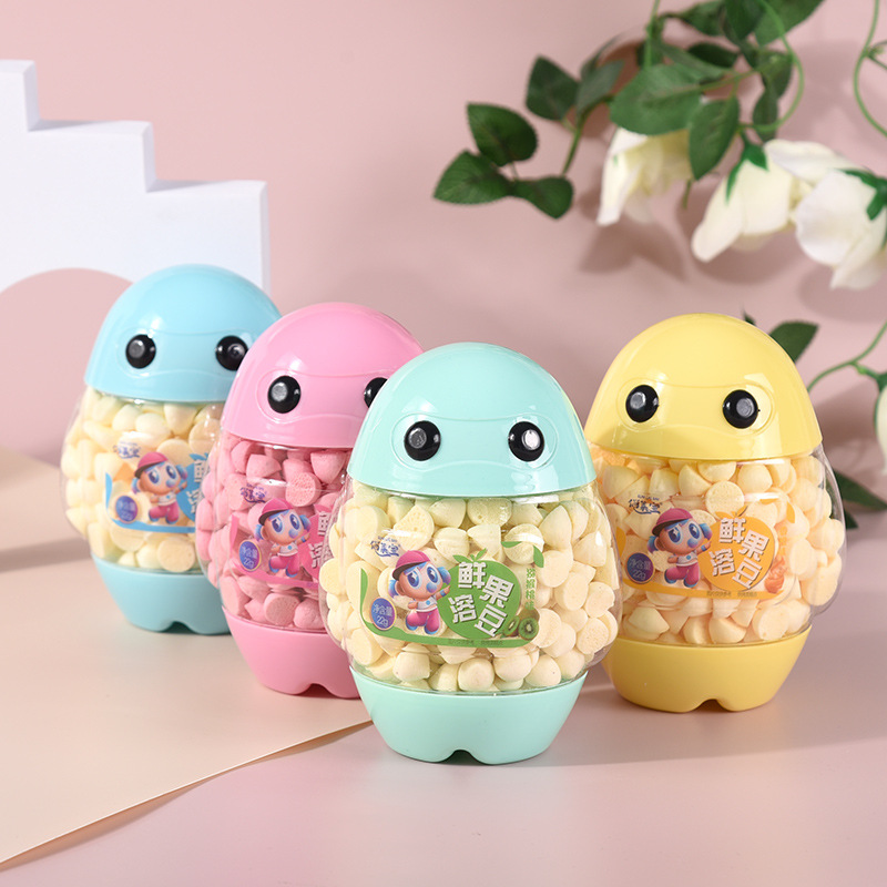 Fruit yogurt dissolved beans snacks baby milk beans multi-flavor bottled steamed buns organic food nutritional ready-to-eat