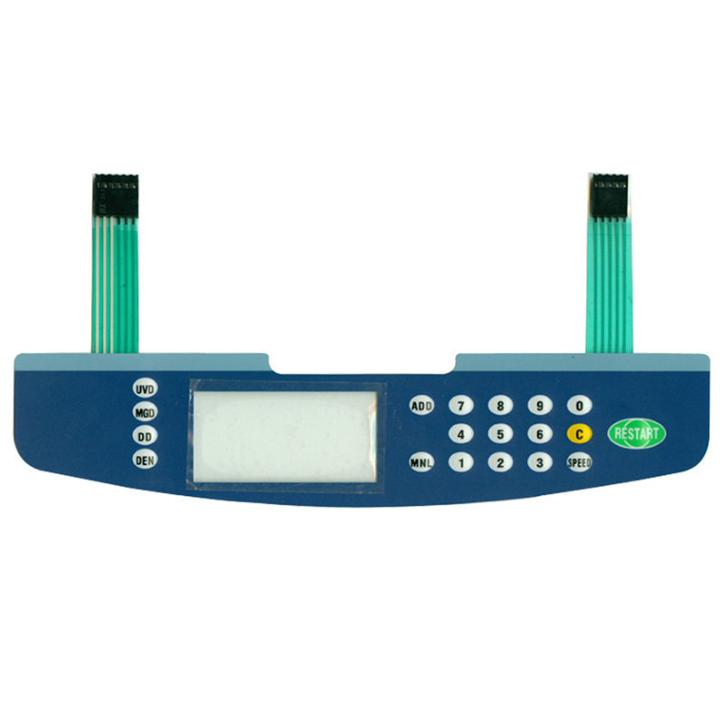 High-quality touch film panel, sand surface material with transparent window convex hull feels good to the touch