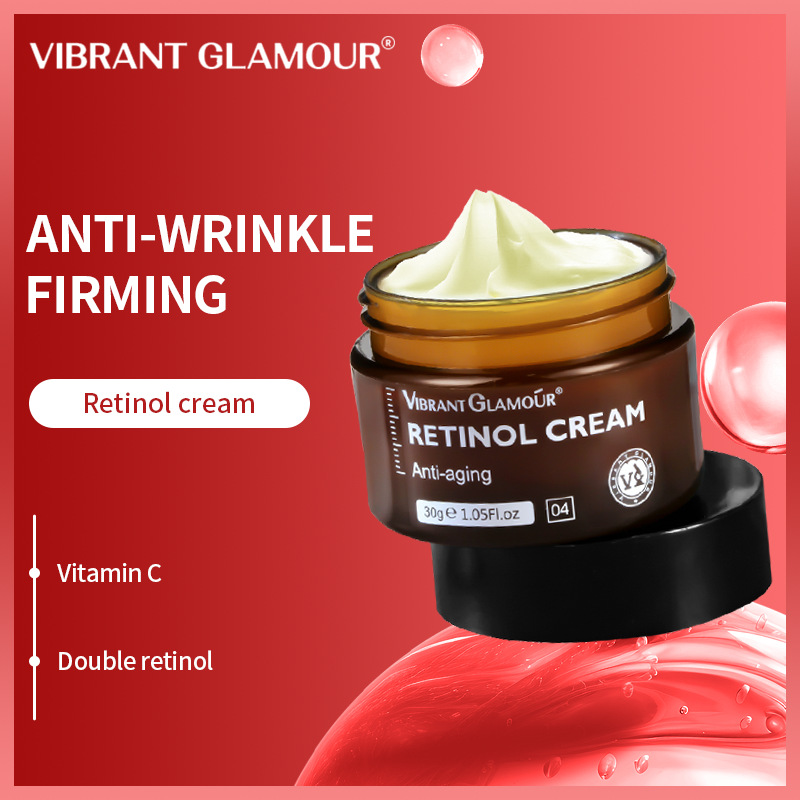 Cross-border retinol face cream, hydrating, brightening, elastic, anti-wrinkle, firming and lightening lines, anti-aging double A alcohol night cream skin care products