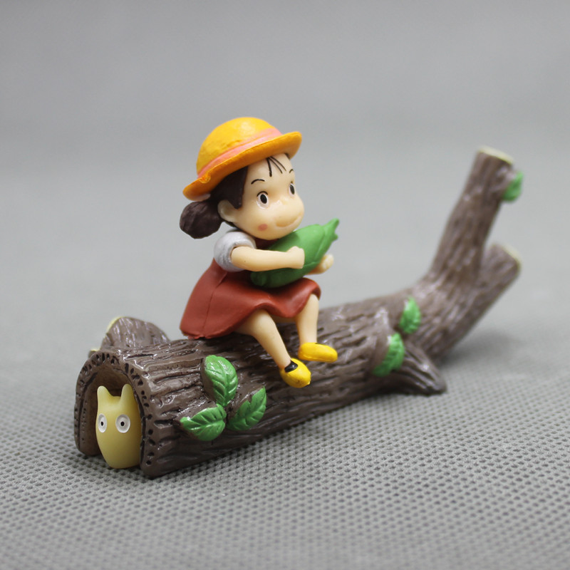 New creative fish tank accessories green leaves and big branches miniature landscape gardening dead wood cartoon car decoration base