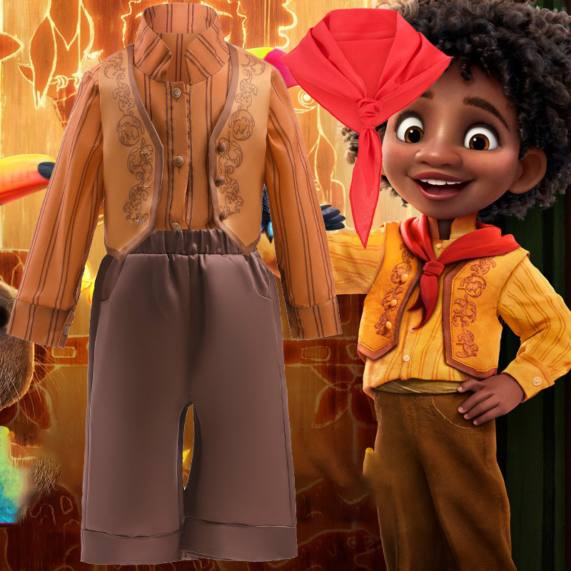 Magic Full House cos clothing Amazon children's clothing three-piece boy dress performance clothing children's party play suit