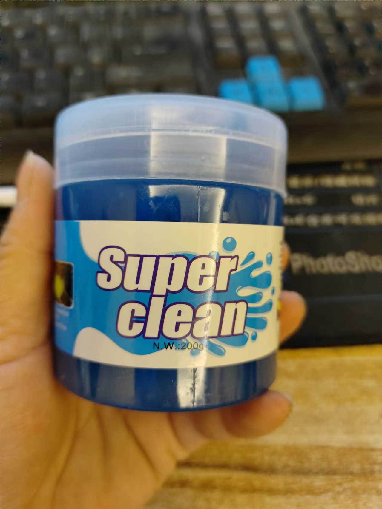 Cleaning Soft Glue Magic Car Cleaning Mud Computer Keyboard Dust Gel Cleaning Sticky Dust Cleaning Gel 10