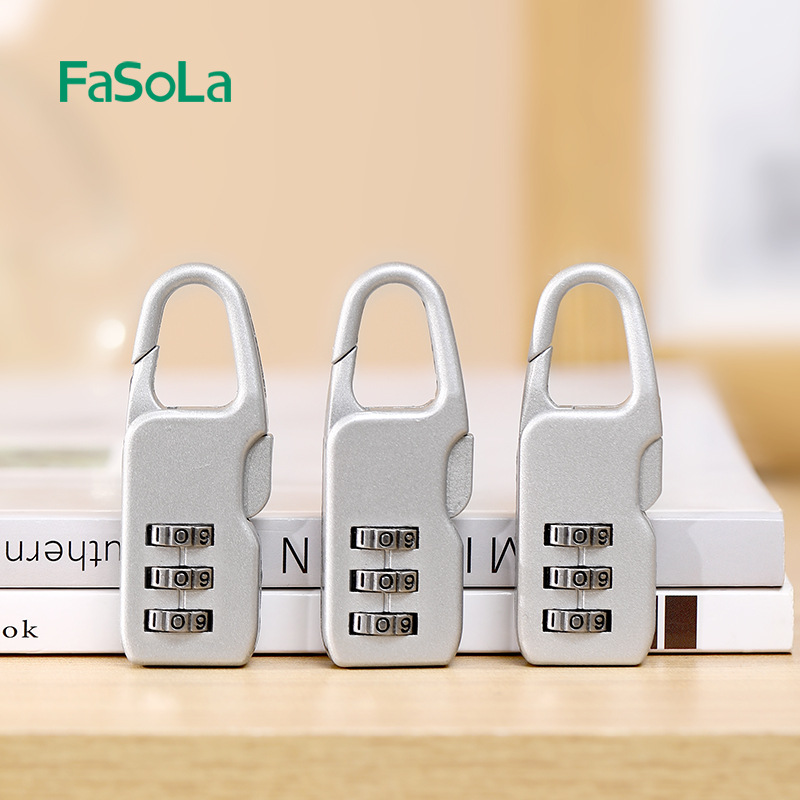FaSoLa password padlock anti-theft gym dormitory cabinet lock waterproof and rust-proof cabinet door lock suitcase password lock