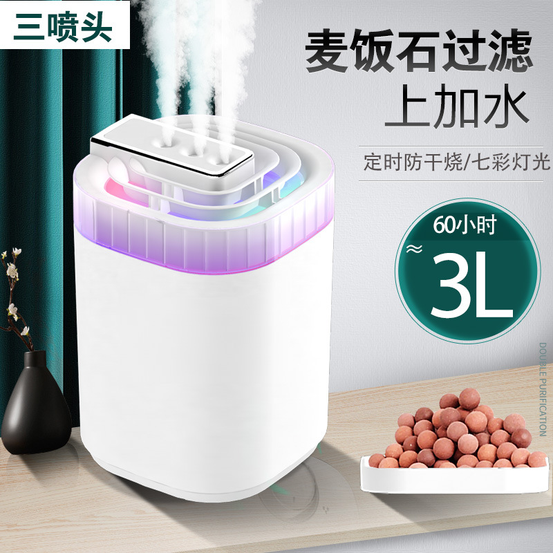 Foreign trade usb desktop humidifier large capacity air purifier household aromatherapy machine atomizer wholesale cross-border