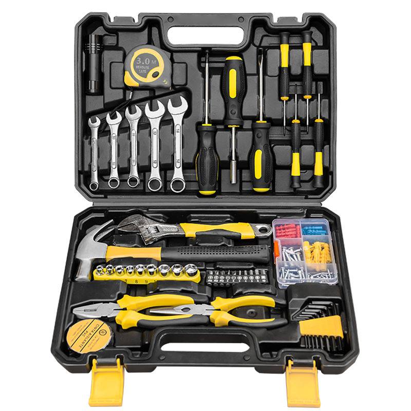 Factory direct sales Habo household hardware tool set manual tool box combination open-ended wrench screwdriver gift