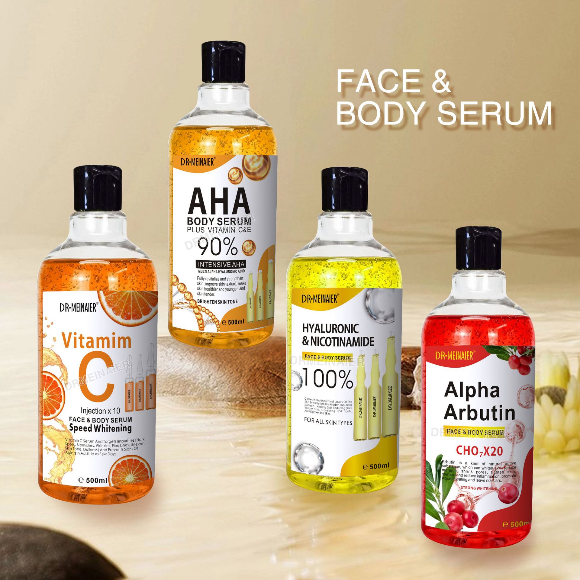 Cross-border Vitamin C Essence Gentle Firming Moisturizing Repair Skin Facial Hydrating Moisturizing Essence Original Solution Wholesale