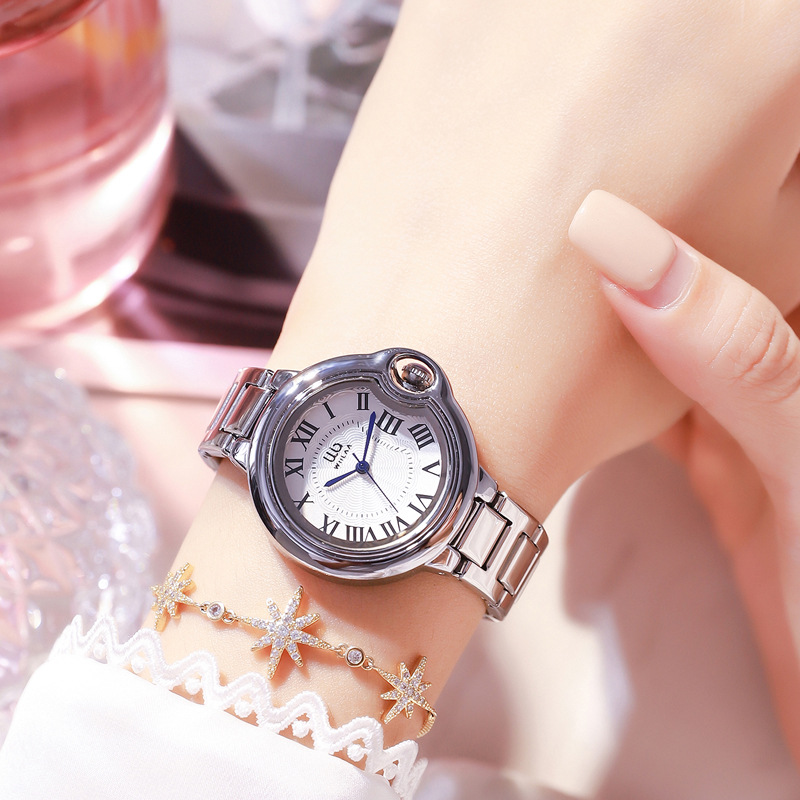 Cross-border popular watches for women, light luxury niche, simple temperament, quartz watches, women's fashion new wholesale diamond watches