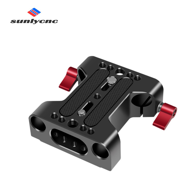 15MM double hole tube clamp pan/tilt base camera rabbit cage universal conduit follow focus accessories tripod SLR set