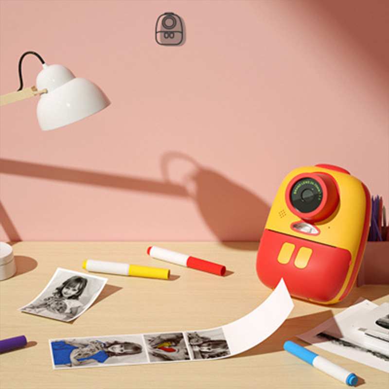 Science cool children's instant print digital camera mini SLR dual lens sports photography camera toy