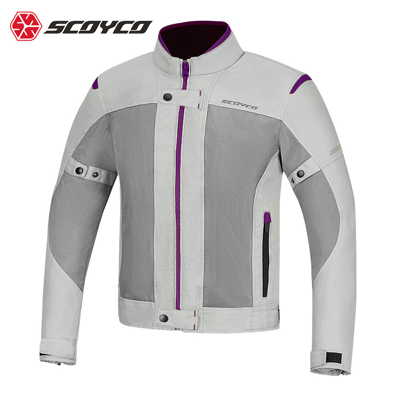 Saiyu Motorcycle Riding Suit for Men and Women Summer Mesh Breathable Anti-fall Jacket Motorcycle Racing Suit Rider Equipment