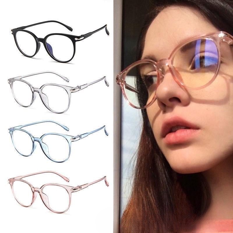 Anti-blue light radiation computer male plain mirror glasses female Korean version trendy big face flat mirror myopia glasses frame flat mirror
