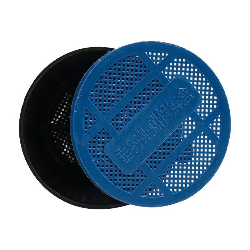 Plastic fishing gear earthworm box earthworm crisper box breathable live fish bait box breeding holed red worm storage bait box 6