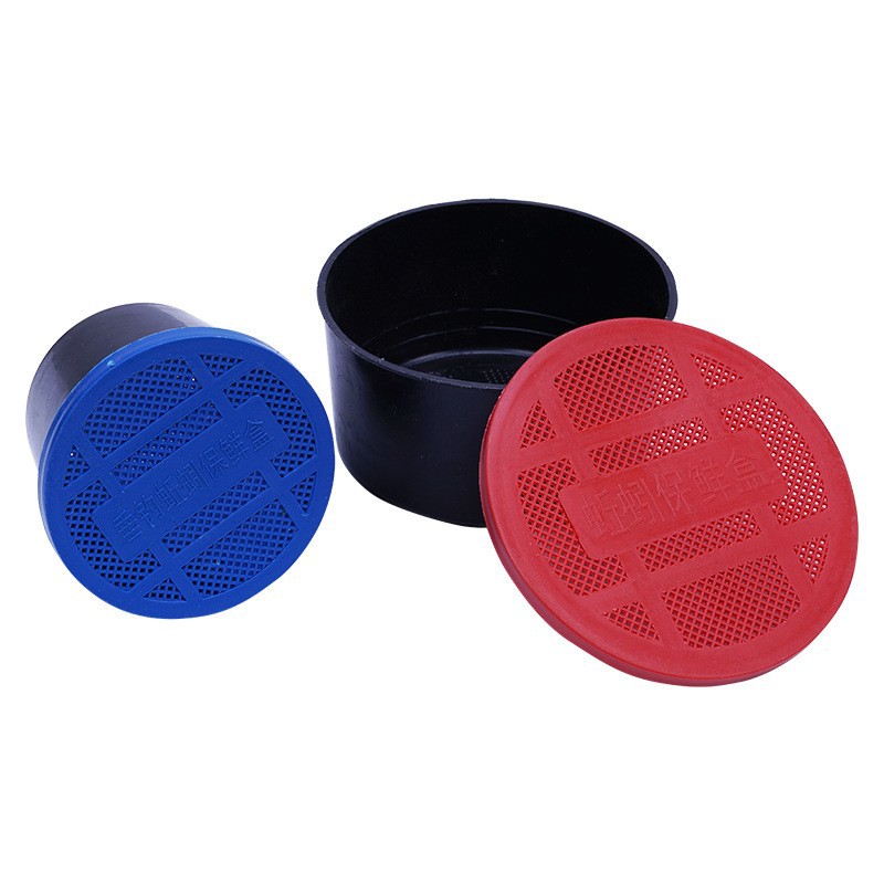 Plastic fishing gear earthworm box earthworm crisper box breathable live fish bait box breeding holed red worm storage bait box 7